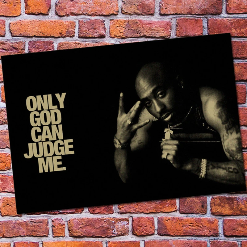 Уютный момент 2PAC Рэп Бог Тупак хип-хоп певец ретро постер винтажный крафт-Принт плакат стены украшения дома комнаты QT472