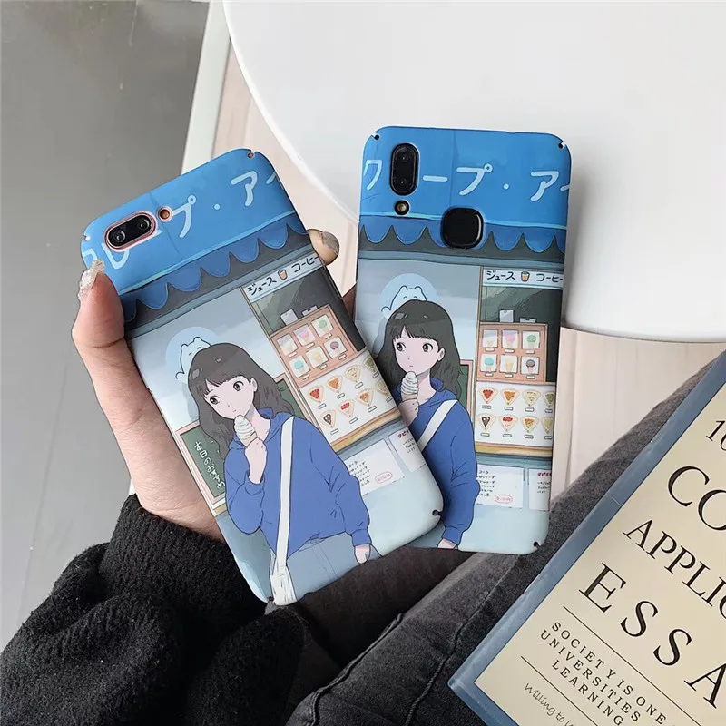 Чехол для телефона Meachy Japanese Girl Для Huawei P30 P20 Pro Lite Honor 10 9 8X P10 Plus Mate 20 Матовый Жесткий