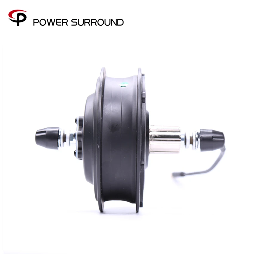 Реальная Dgw22c 48v500w Мотор заднего колеса бесщеточный Электрический велосипед комплект черный Мотор Ступицы 255 об/мин для электрического велосипеда