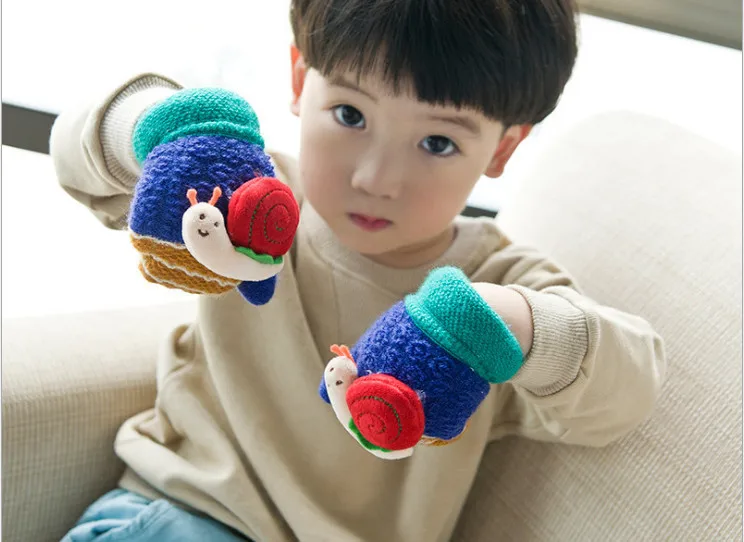 Детские перчатки зимние для девочек мальчиков толстые теплые флисовые варежки