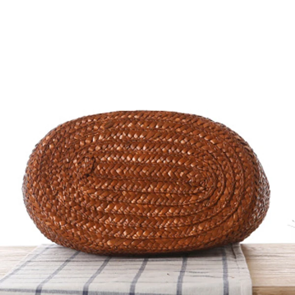 DCOS вязаная соломенная сумка летняя богемная модная женская в полоску сумки на