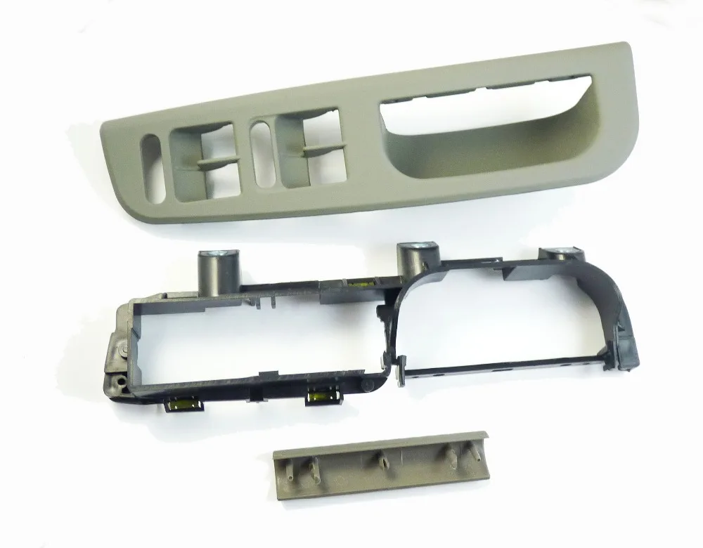 ISANCE Gray Master Window Switch Panel Trim Bezel &amp Braket Handle LHD Front Left For VW Golf Jetta Bora MK4 Passat B5 | Автомобили и