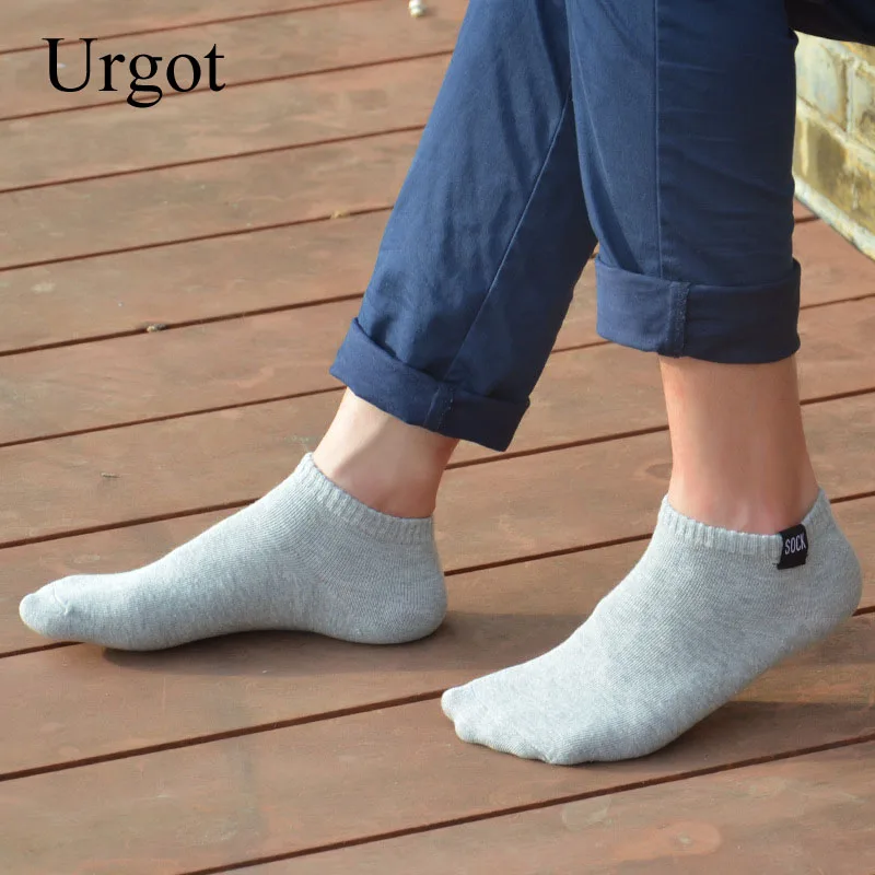 Urgot 5 Pairs Men's Socks Sock Men Fashion Extra Large Big Plus Size 45 47 48 Ankle Casual Sox Calcetines Hombre Meias | Мужская