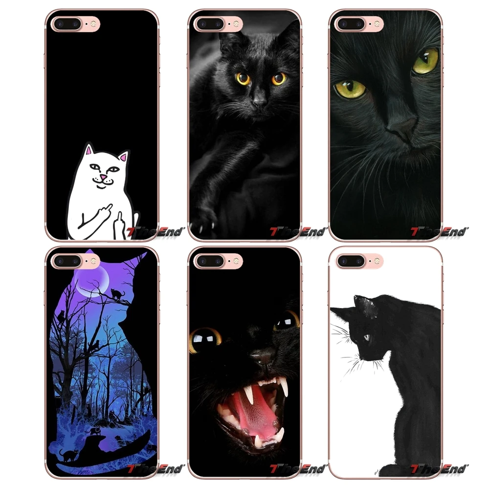 Чехол с рисунком животных для Samsung Galaxy S9 Plus Note 8 One oneplus 5T Meizu M5s LG V30 HTC U11 Capa Black