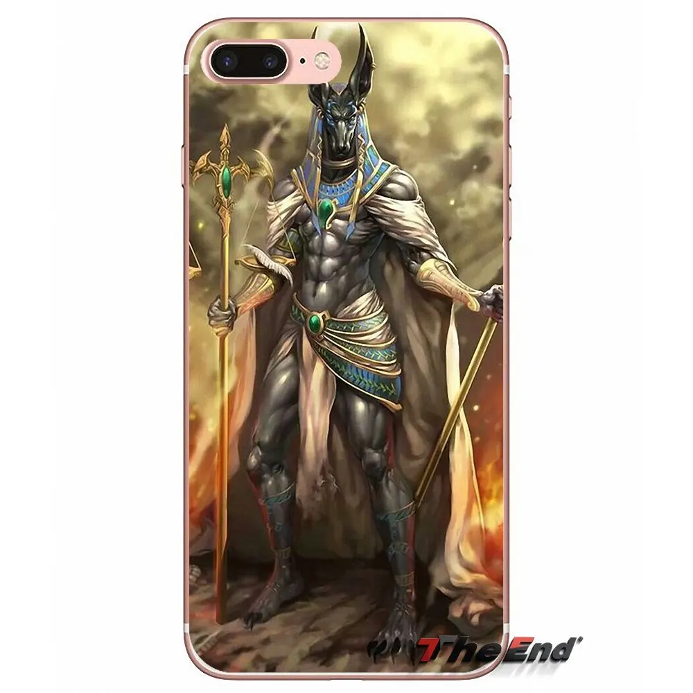 Европейский Египет Anubis Египетский силиконовый чехол для Huawei G7 G8 P7 P8 P9 Lite Honor 4C 5X 5C 6X