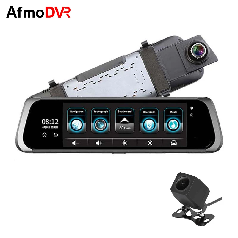 AfmoDVR специальное зеркало Dash Cam Автомобильный dvr камера Android 5 1 с gps DVR видео рекордер