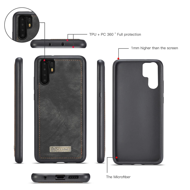 Винтажный кожаный чехол-кошелек на магните для huawei P30 Pro, чехол-книжка, откидная крышка, чехол для huawei P30 Lite, чехол-кошелек 30Pro P30Lite
