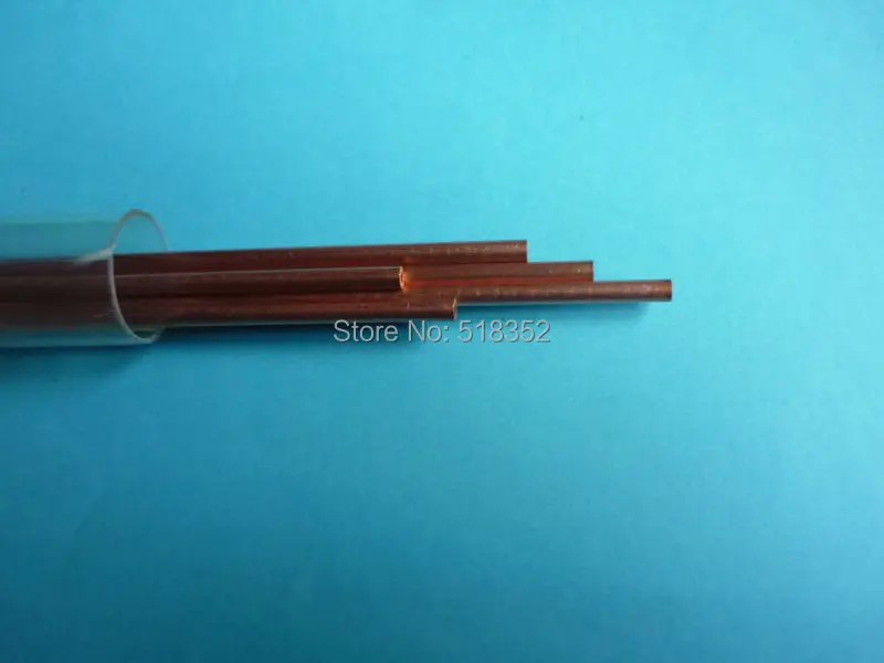 

2.8mmx400mm Ziyang Copper Electrode Tube for EDM Drilling Machines Single Hole