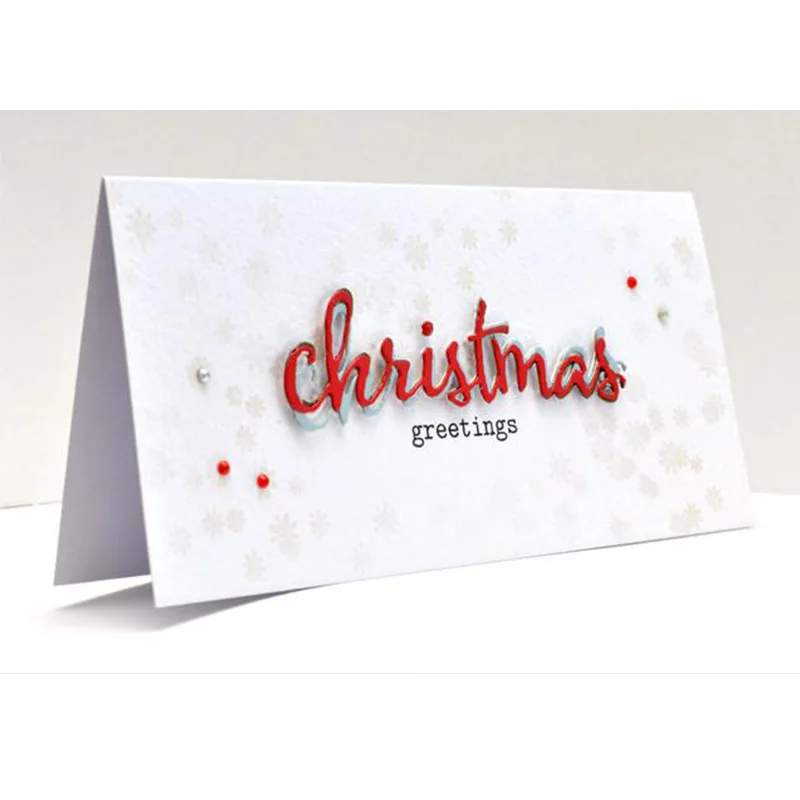 

Words Metal Cutting Dies Stencil Scrapbook Album Paper Card DIY Embossing Craft Fun Paper Cards New