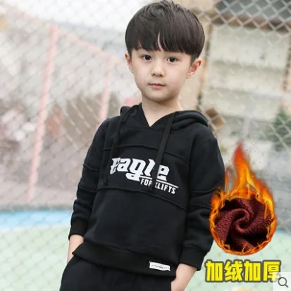Детская одежда для мальчиков свитер с капюшоном Дети корейской версии осенние и