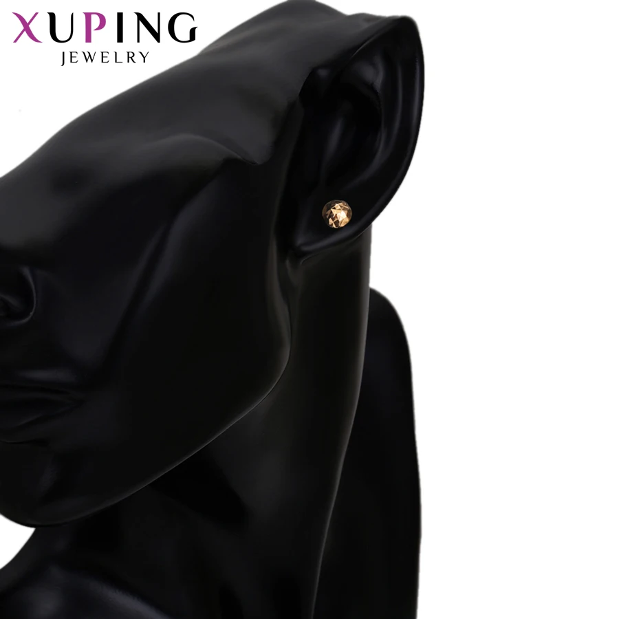 Модные серьги Xuping очаровательные стильные позолоченные гвоздики для женщин и