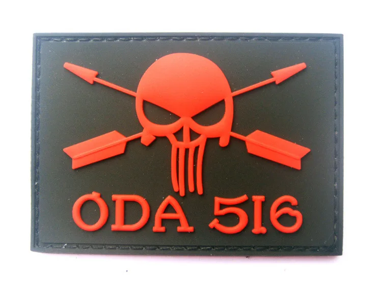 ПВХ клей капля Stampludus Коста ODA516 Каратель P40 WarHawk 1911 винтажный патч огневой мощи значок акриловые значки нашивки Epaulette - Цвет: 36