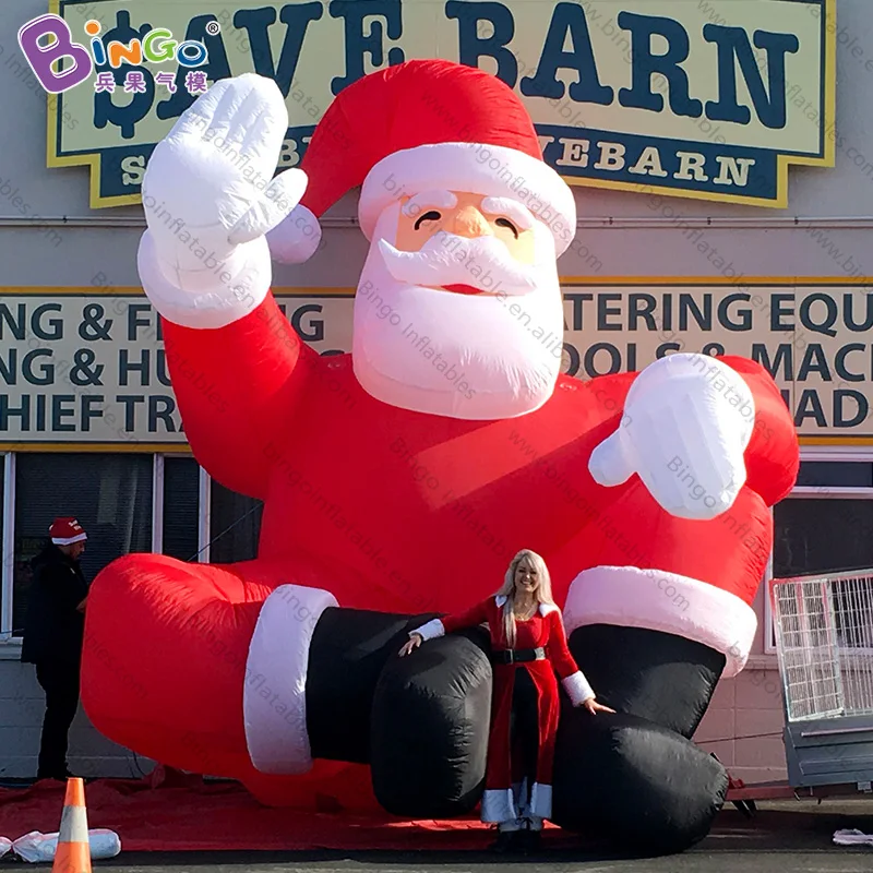 Personalized 16 feet high large Inflatable Santa Christmas 5m tall giant old man inflatables for promotion toys | Игрушки и хобби