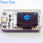 ESP32 Wi-Fi беспроводной комплект OLED синий 0,96 дюймовый дисплей модуль CP2102 32M Flash 3,3 V-7V интернет-макетная плата для Arduino