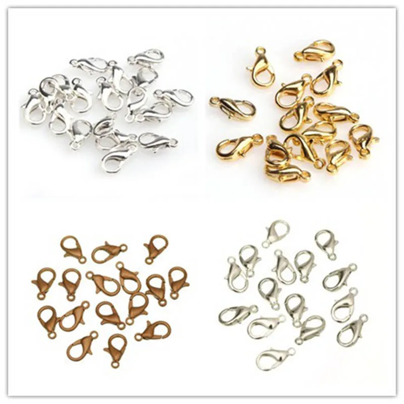 20 шт./лот металлические застежки подвески в виде когтей серебряные соединители