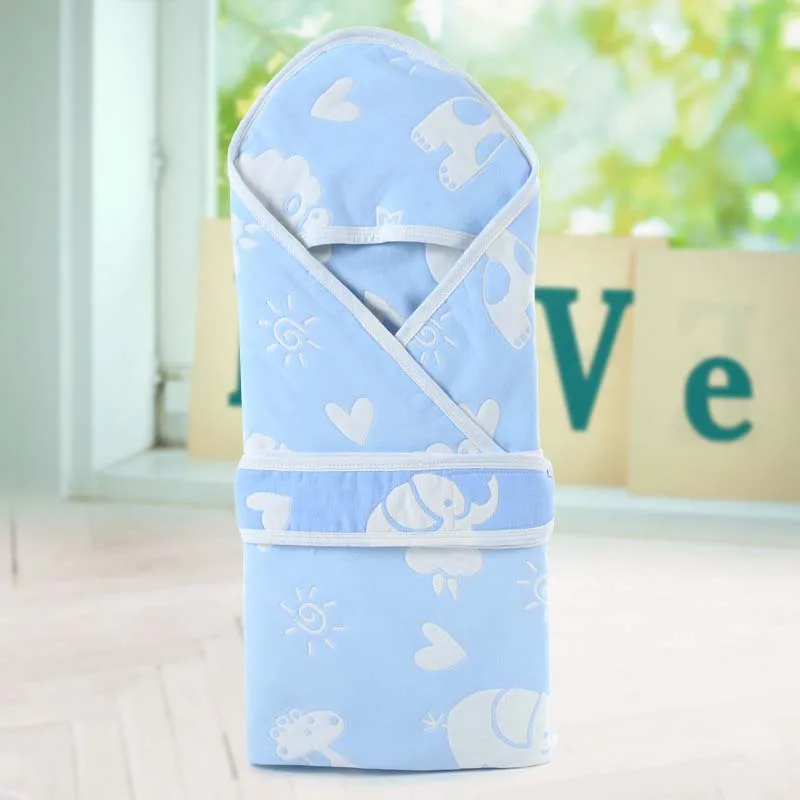 Хлопковое детское мягкое одеяло для сна с гидрофильной марлей, Bebe, обертывание, пеленка для новорожденных, 90x90 см