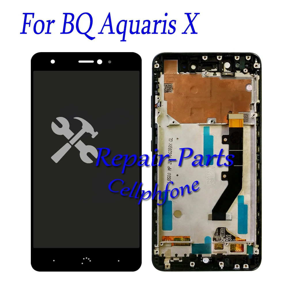 Новый 5 2 дюймовый черный/белый полный ЖК-дисплей + сенсорный экран дигитайзер