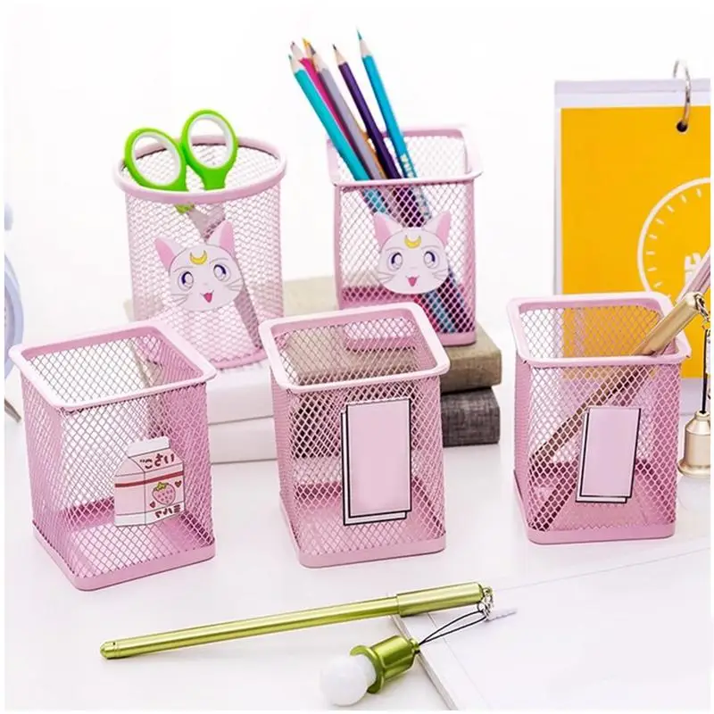 1 шт. корзина для мусора милая прямоугольная мини хранения чехол карандаш