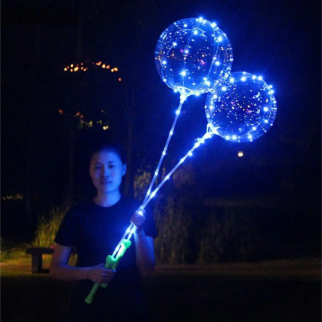 АА свадебные светодиодные 3 воздушные шары украшения не батареи модные круглые