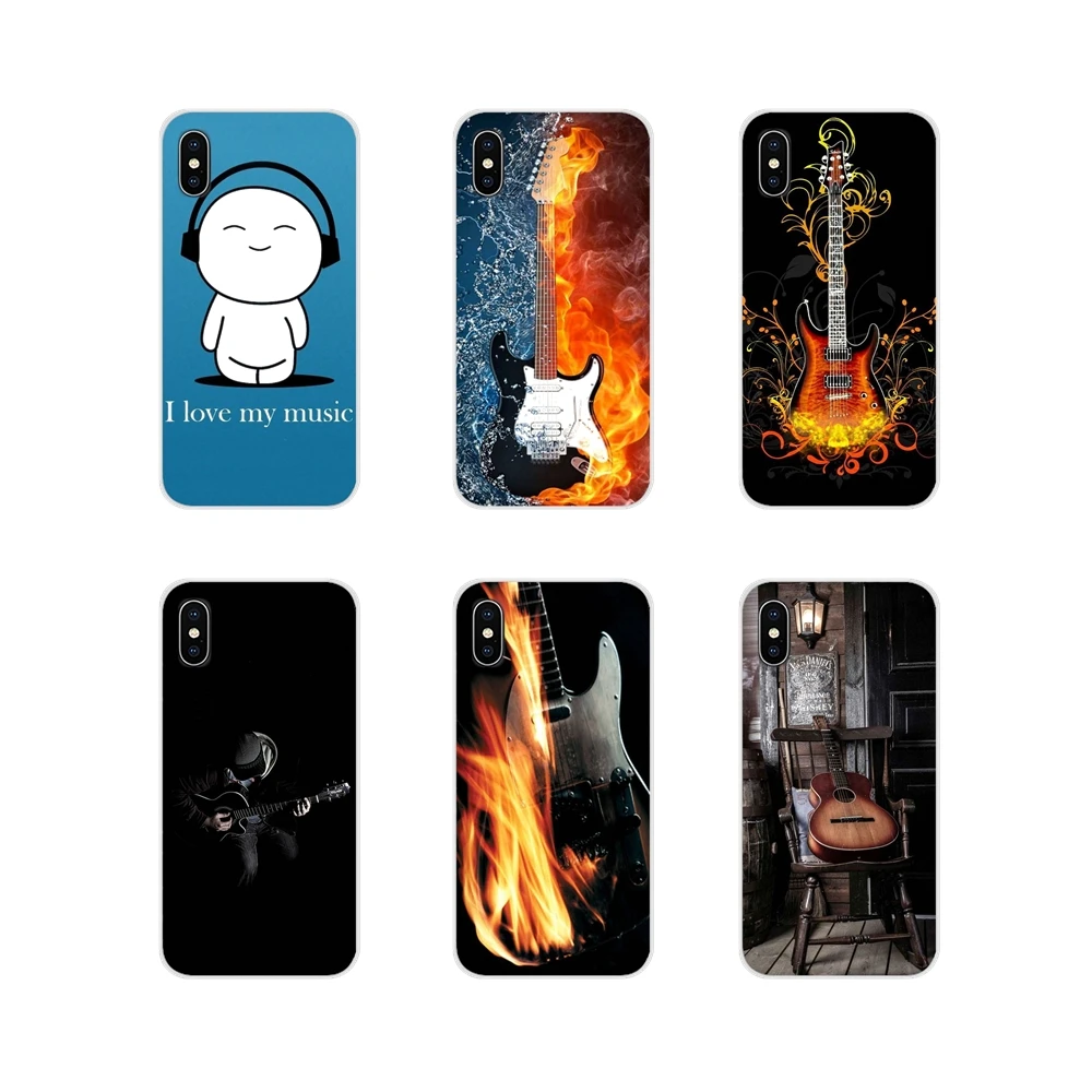 Аксессуары для ГИТАРЫ rock music чехлы телефонов Huawei Mate Honor 4C 5C 5X 6X 7 7A 7C 8 9 10 8C 8X 20 Lite Pro |