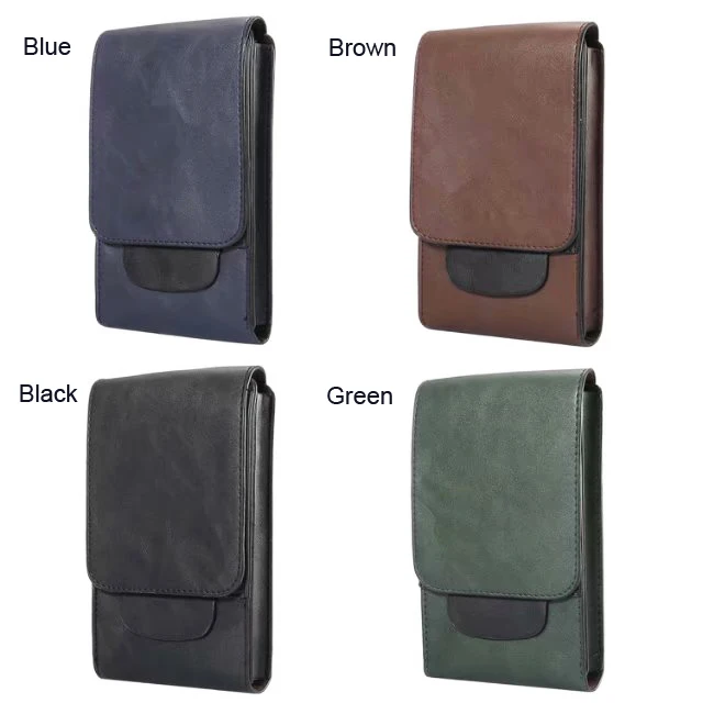 Из PU искусственной кожи на застежке липучке ремень мобильный телефон чехол Сумки