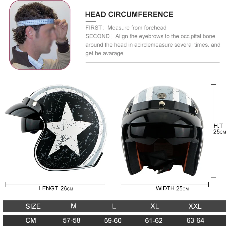 Винтажный мотошлем T57 moto rcycle 3/4 с открытым лицом шлем Cool skull casco cicleta Capacete