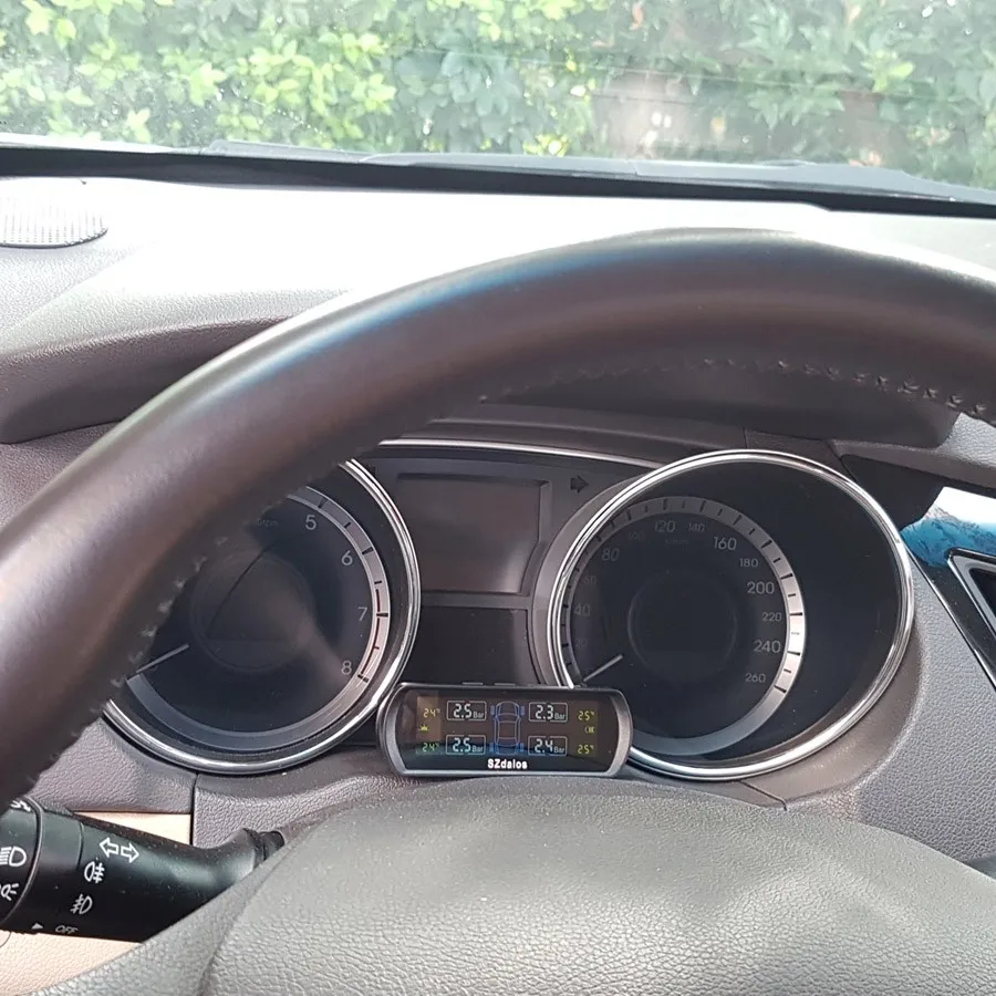 TP400 солнечный датчик давления в шинах TPMS сигнализация давления в шинах красочный дисплей+ 4 новых мини-датчика авто беспроводной Универсальный TPMS