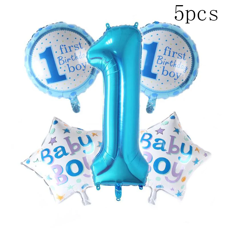 balloon set 6 13 шт./компл. воздушный шар из фольги комплект Детские 1st Стразы образуют цифру «шарик для дня рождения для свадьбы или «нулевого дня рождения» вечерние Декор поставки - Цвет: balloon set 6