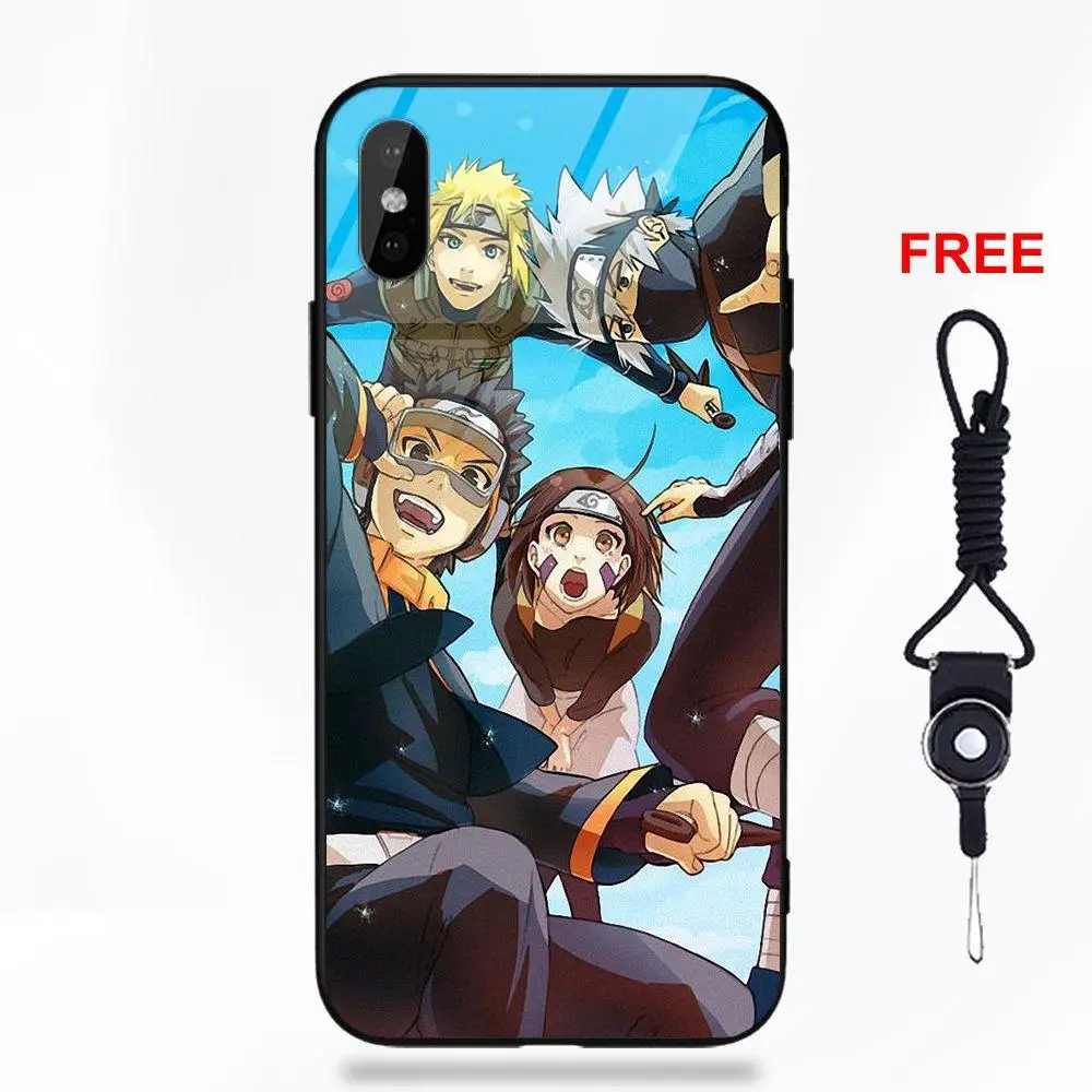 Наруто Obito Какаши для Apple iPhone 5 5C 5S SE 6 S 7 8 плюс X XS Max XR телефон Мягкий ТПУ чехол +