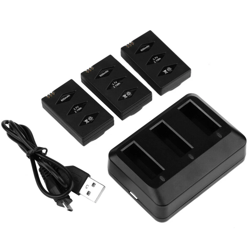 Беспилотный защитный черный Li po батареи зарядное устройство набор пластиковый