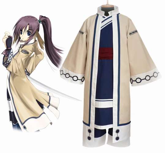 

S-3XL могут быть адаптированы аниме Utawarerumono Косплэй фуджика мужские и женские Хэллоуин японские кимоно Косплэй костюм