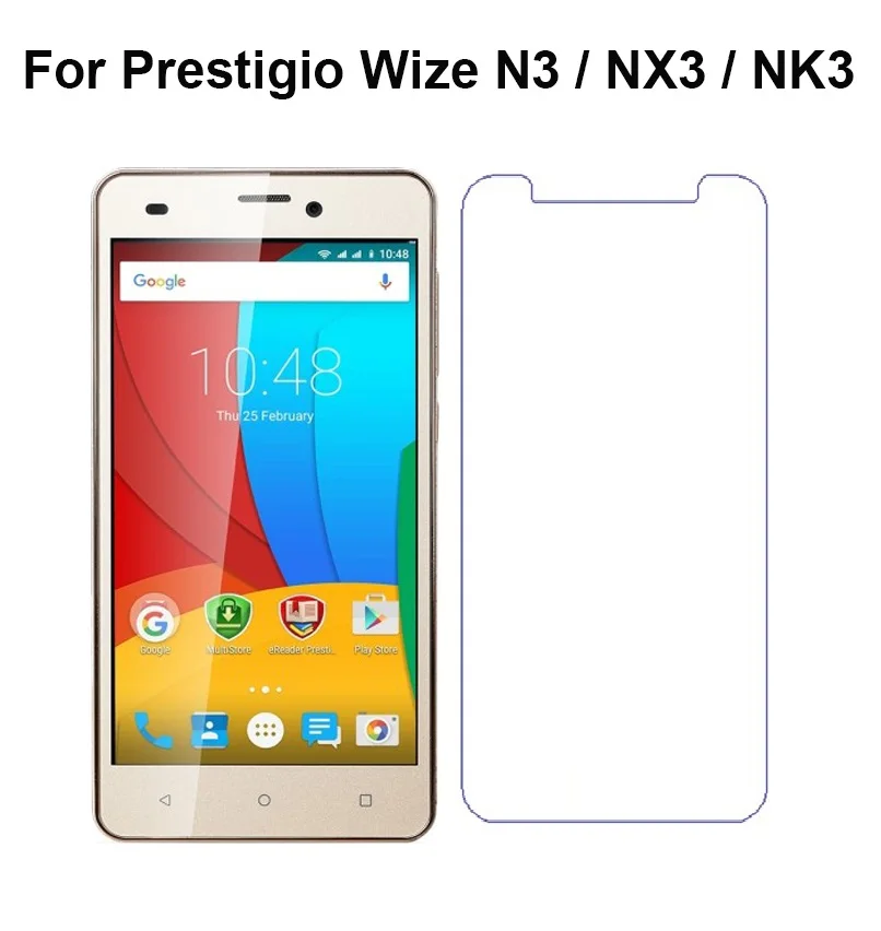 Защита для экрана из закаленного стекла Prestigio Wize N3 3507 Duo / NX3 NK3 чехол