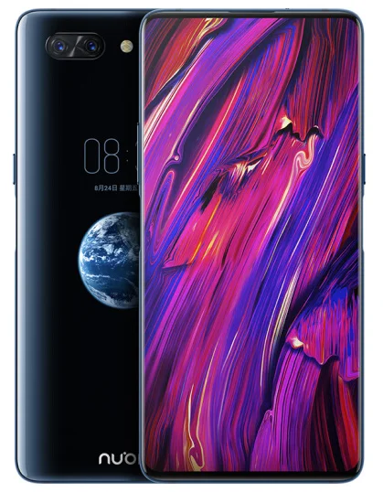Nubia X 6,2" 6 ГБ/8 ГБ ОЗУ 64 Гб/128 ГБ/256 Гб ПЗУ Восьмиядерный процессор Snapdragon 845 Android 8,1 двойная камера 3800 мАч смартфон