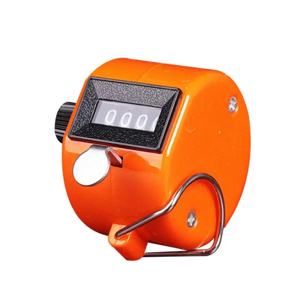 Ручной счетчик счетчика металла 4 значный номер гольфа ручные счетчики нажатие