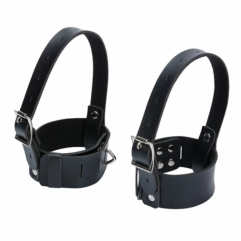 Регулируемый сексуальный ножной галстук из искусственной кожи манжеты на