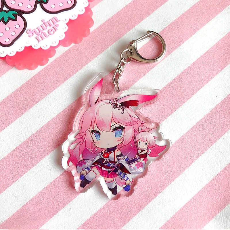 8 видов Honkai Impact 3 акриловый брелок Kiana Kaslana Райден Мэй Zaychik Theresa Murata милые Portachiavi