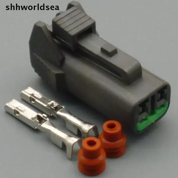 Shhworldsea 4/10/50/100 комплектов 1 5 мм автомобильная часть 2 Pin Way герметичный