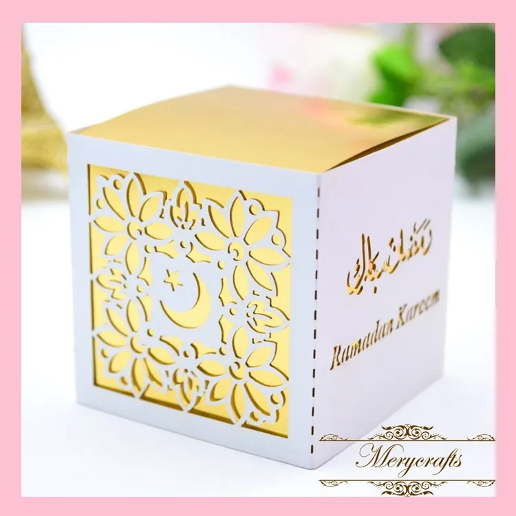 2017 изящный дизайн Рамадан фестиваль Декор Бумага настраиваемые ремесла
