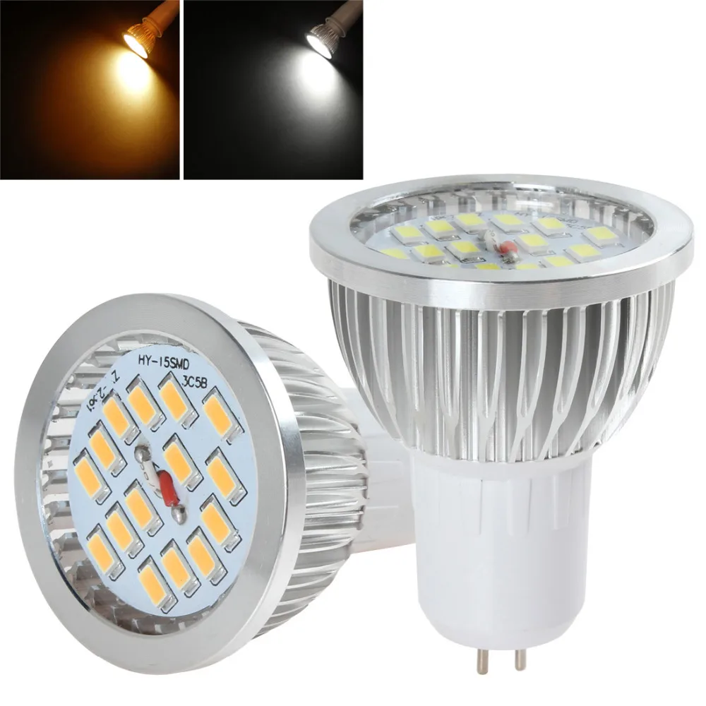 GU5.3 энергосберегающий 5730 SMD Светодиодный точечный светильник лампа переменного