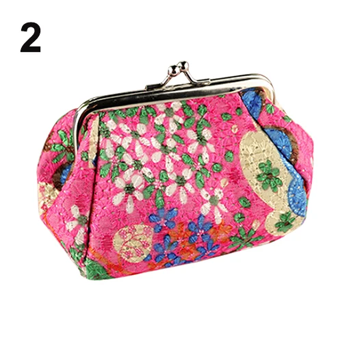 New Women Fashion Cute Flowers Embroidered Case Wallet Card Keys Pouch Coin Purse | Багаж и сумки