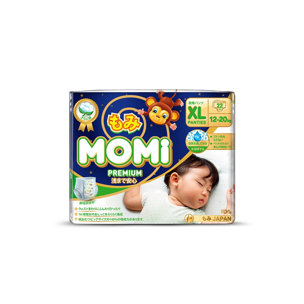 Premium Night подгузники трусики MOMI XL ( 12 20 кг) 22 шт.|Одноразовые подгузники| |