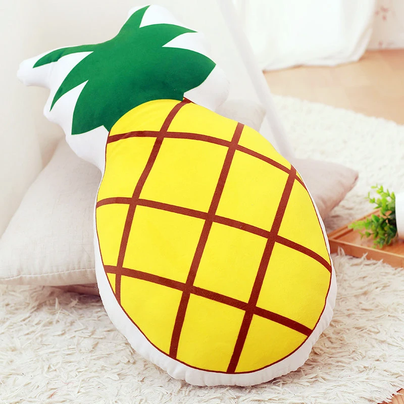Морковь арбуз плюшевые игрушки для детей с принтом фруктов подушки диванные