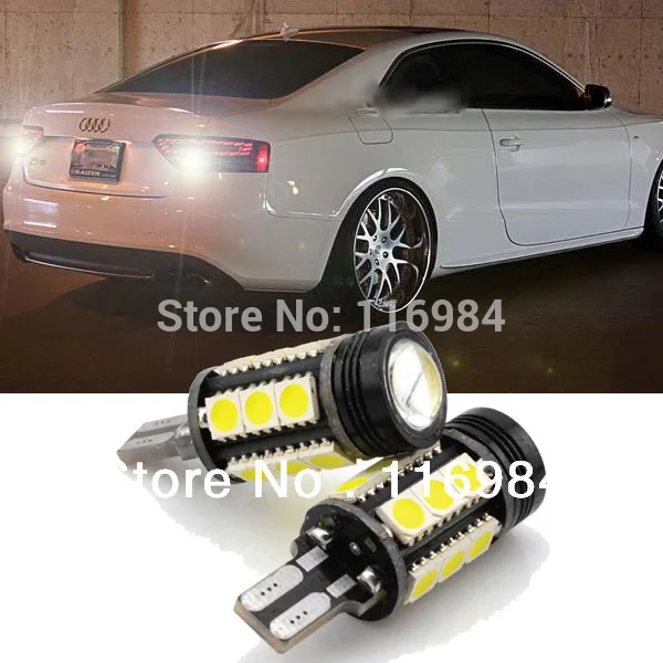 

NEW 2pcs x High Power T15 1156 S25 P21W/7743 15SMD +1.5W LED Canbus LED Bulbs Backup Reverse light