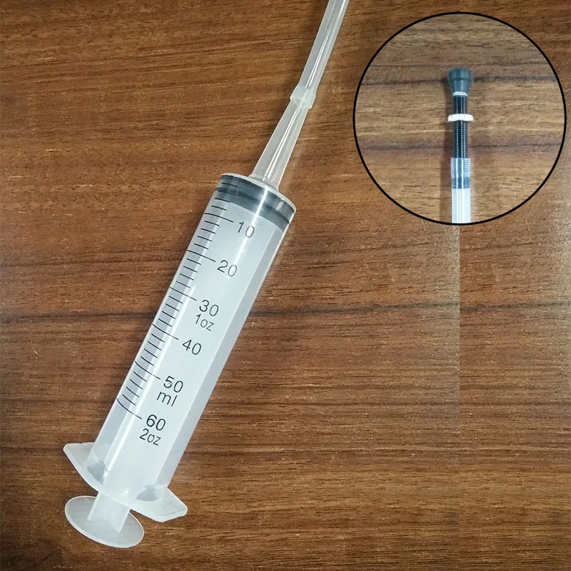 Велосипед бескамерный клапан инструмент для шоссейного велосипеда шприц резиновый шланг комплект впрыска жидкости 5 мм клапан