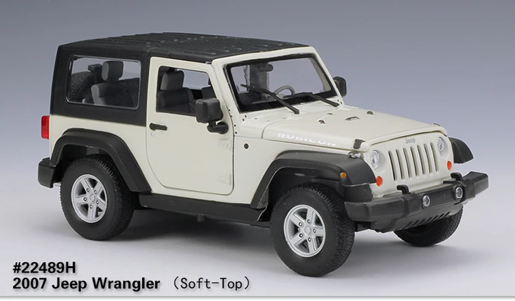 Welly 1/24 весы США 2007 Jeep Wrangler SUV литая модель металлическая модель автомобиля игрушка для детей подарки коллекция