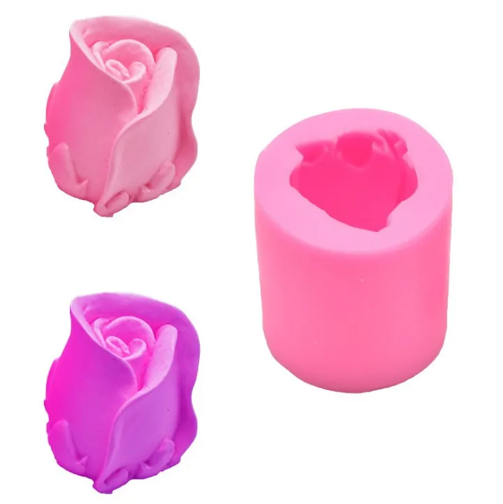 3D цветок розы модель помадка форма для торта DIY украшения пищевой силикон форма для шоколада экологически чистый мягкий кухонный инструмент для выпечки