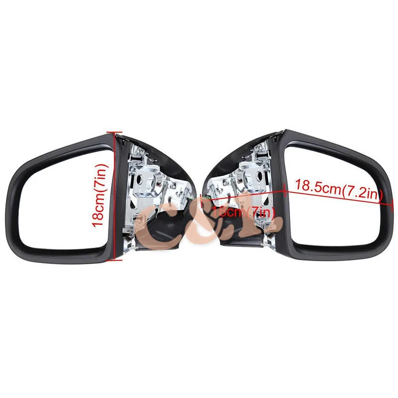 1 пара хромированные мотоциклетные боковые зеркала заднего вида для BMW K1200 K1200LT