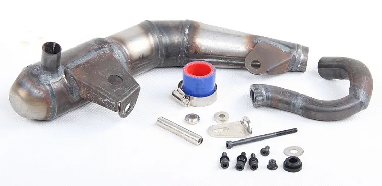 Бесшумная выхлопная труба Baia для LOSI 5T HPI Ravan KM 87068|exhaust pipe elbow|exhaust studspipe |