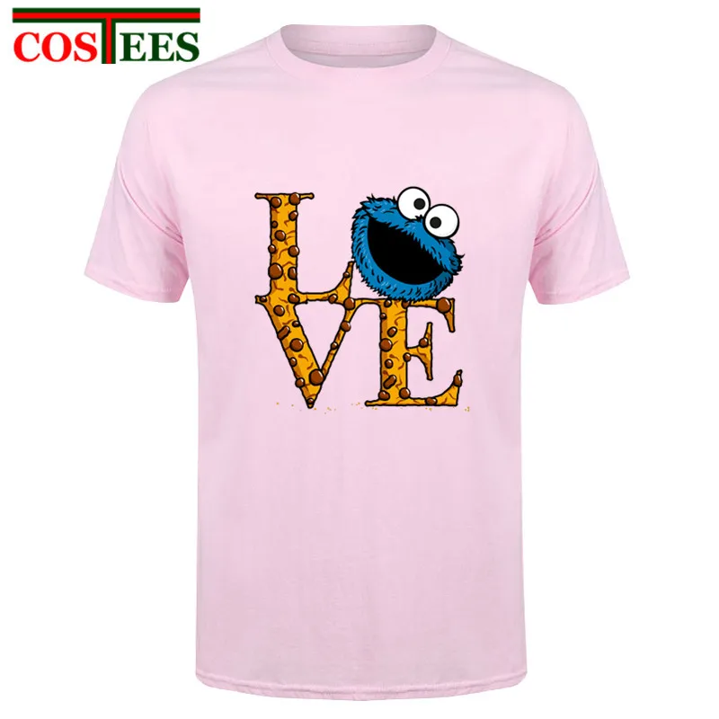 Humor Love cookies футболка для мужчин новинка с изображением кунжута уличного печенья