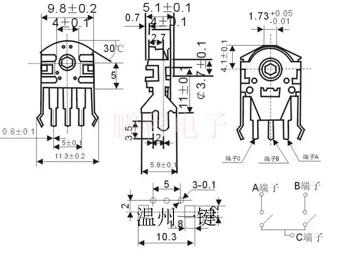 10 шт. аксессуары для мыши 11 мм|Выключатели| |